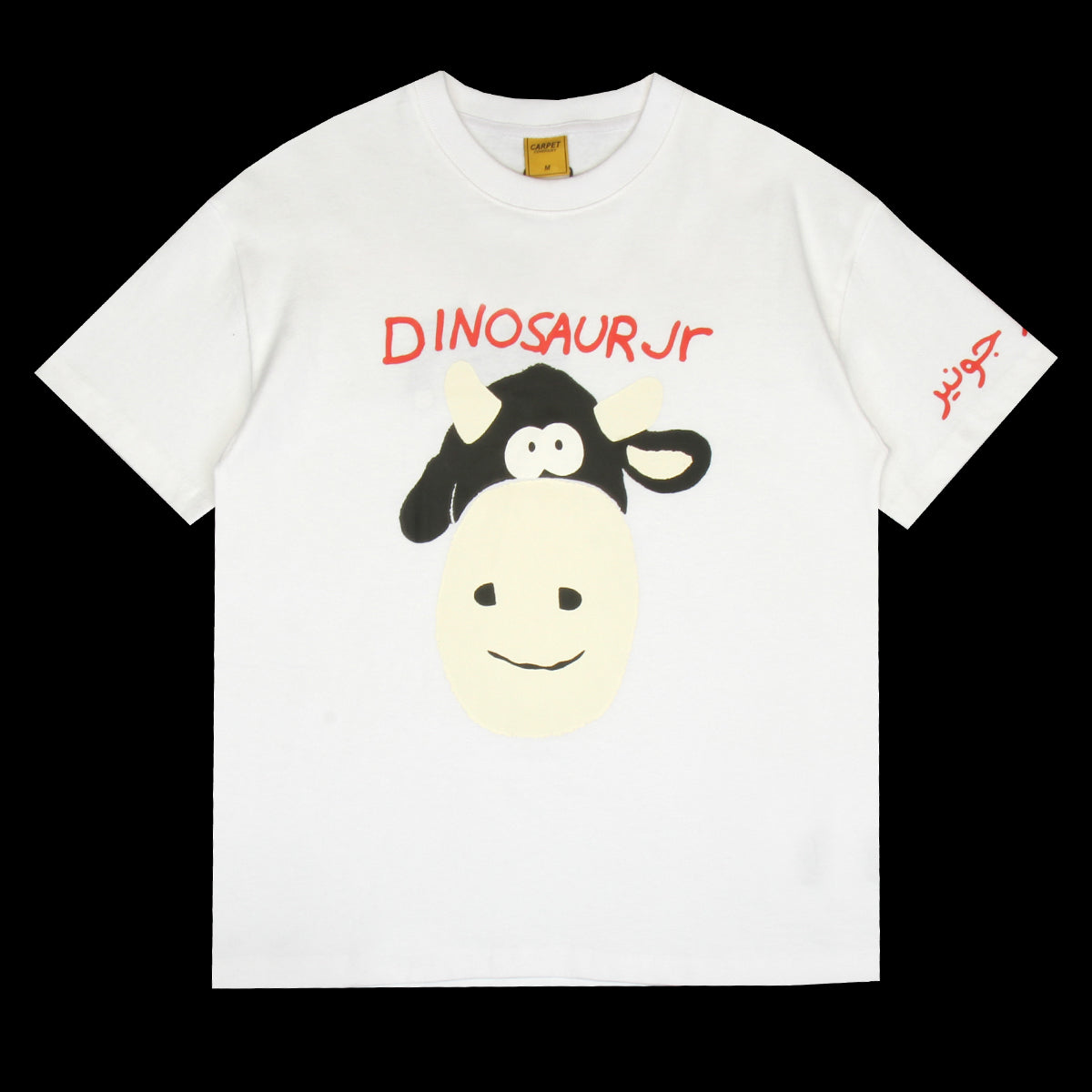 Carpet Company - Dinosaur Jr. Cow T-Shirt
Color : White