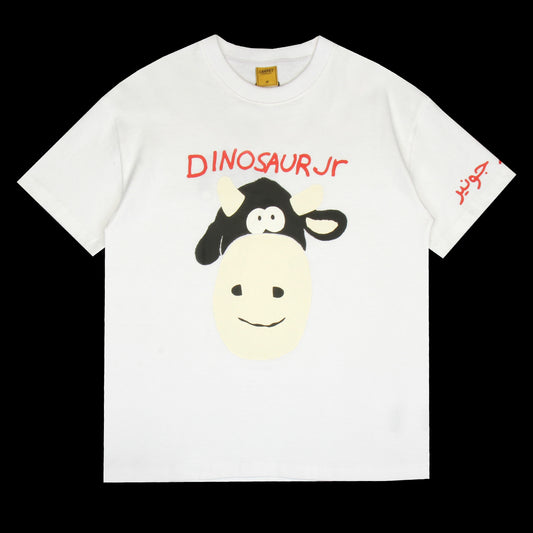 Carpet Company - Dinosaur Jr. Cow T-Shirt
Color : White