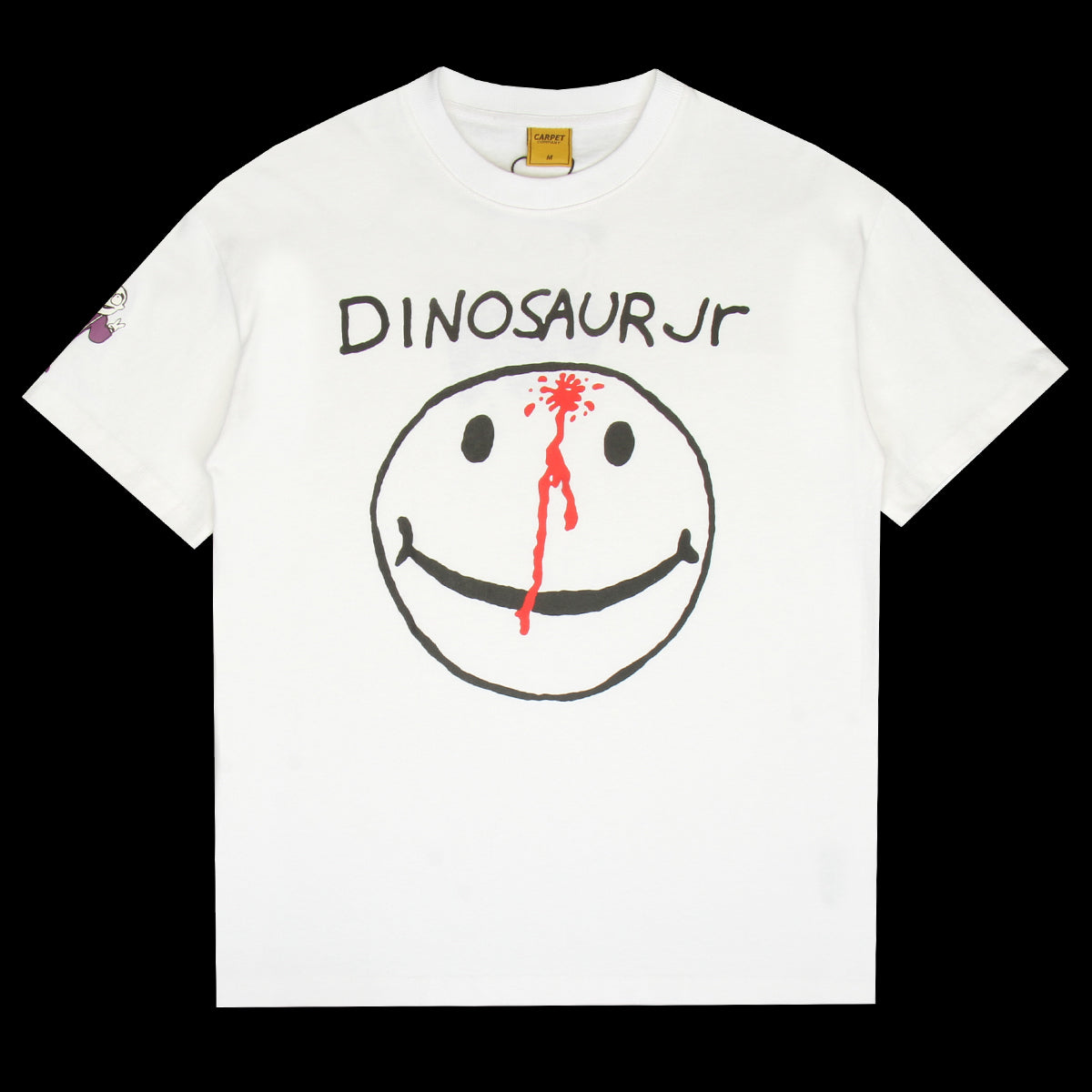Carpet Company - Dinosaur Jr. Smiley T-Shirt
Color : White