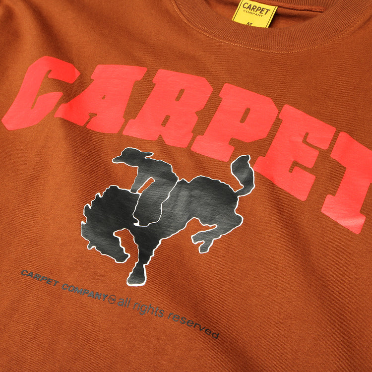 Carpet Company / Cowboy T-Shirt
Color : Brown