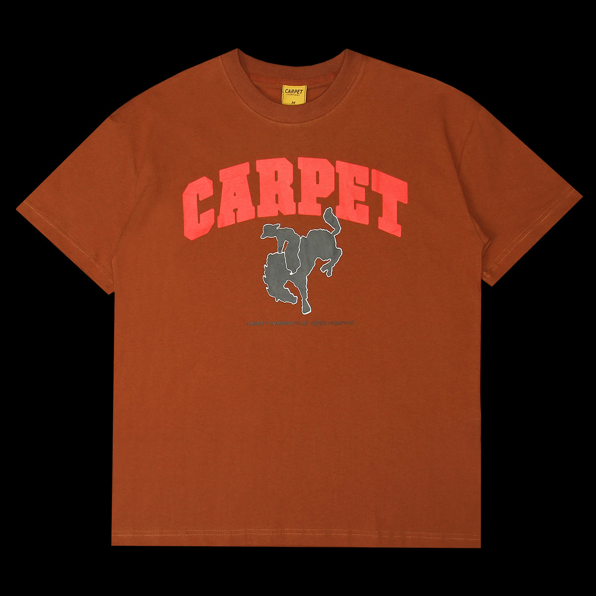 Carpet Company / Cowboy T-Shirt
Color : Brown