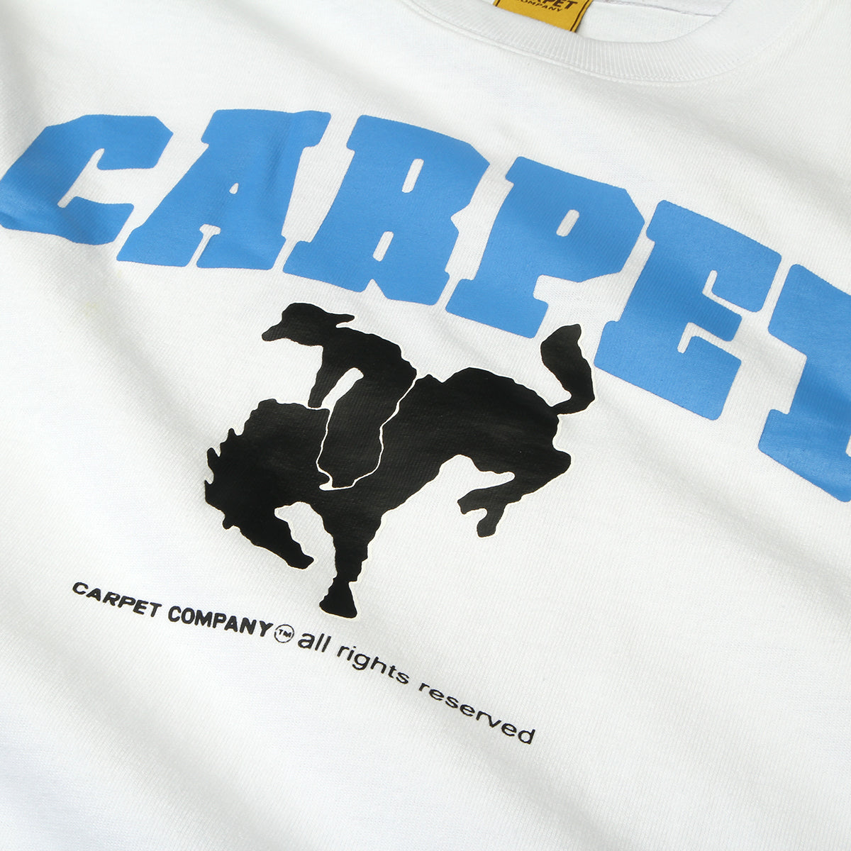 Carpet Company / Cowboy T-Shirt
Color : White