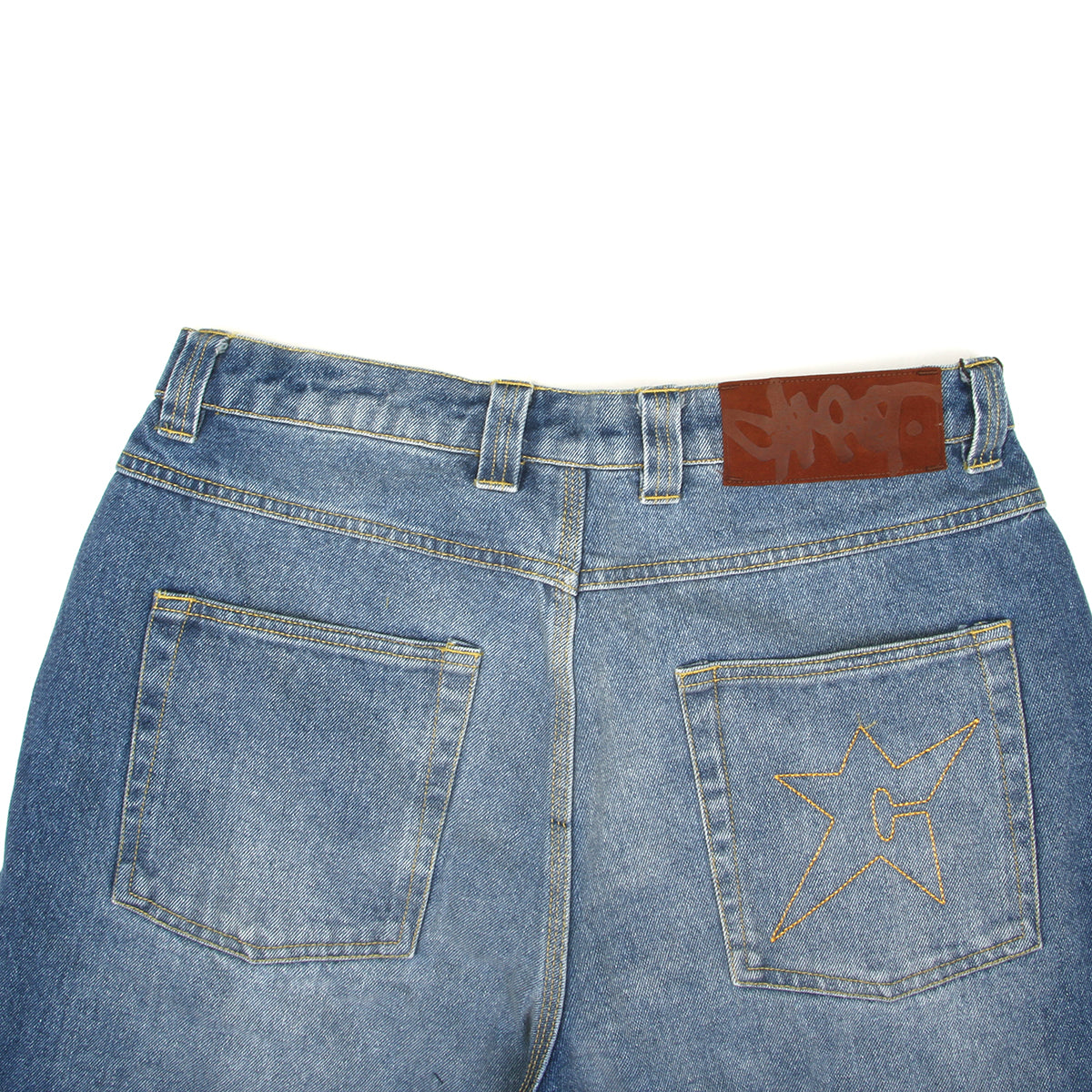 Carpet Company | C-Star Stitch Denim
Color : Faded Blue