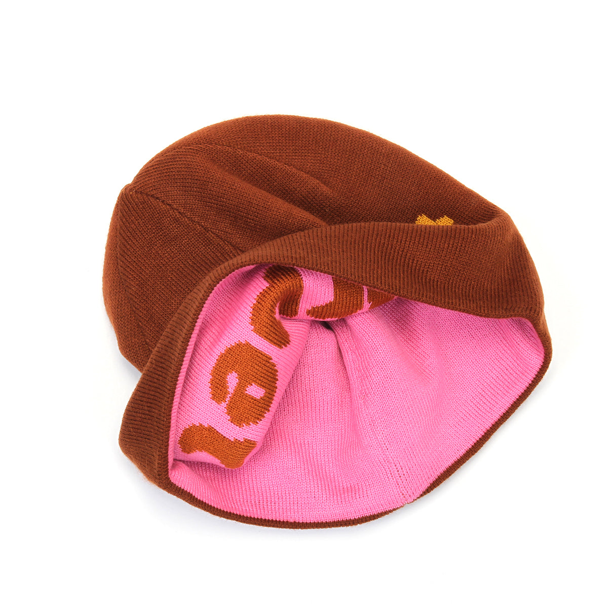 Carpet Company | Reversible Beanie
Color : Brown / Pink