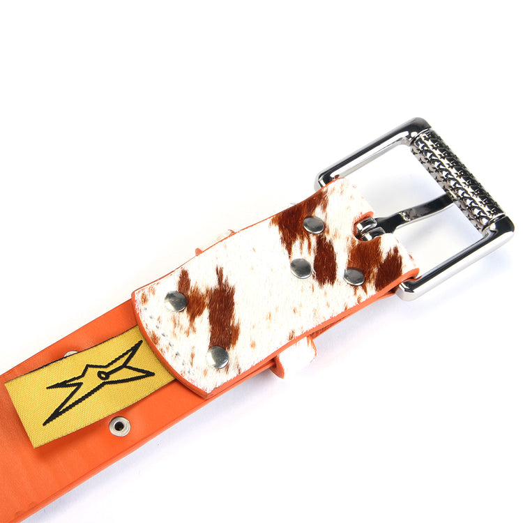 Pony Hair Studded Belt