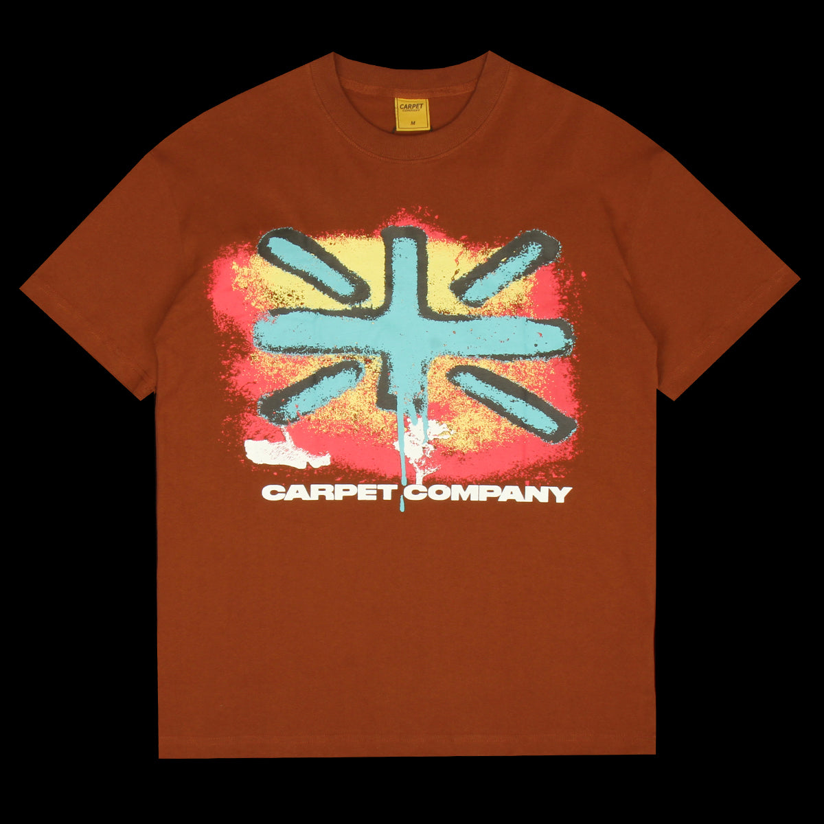 Carpet Company - Flag T-Shirt
Color : Brown