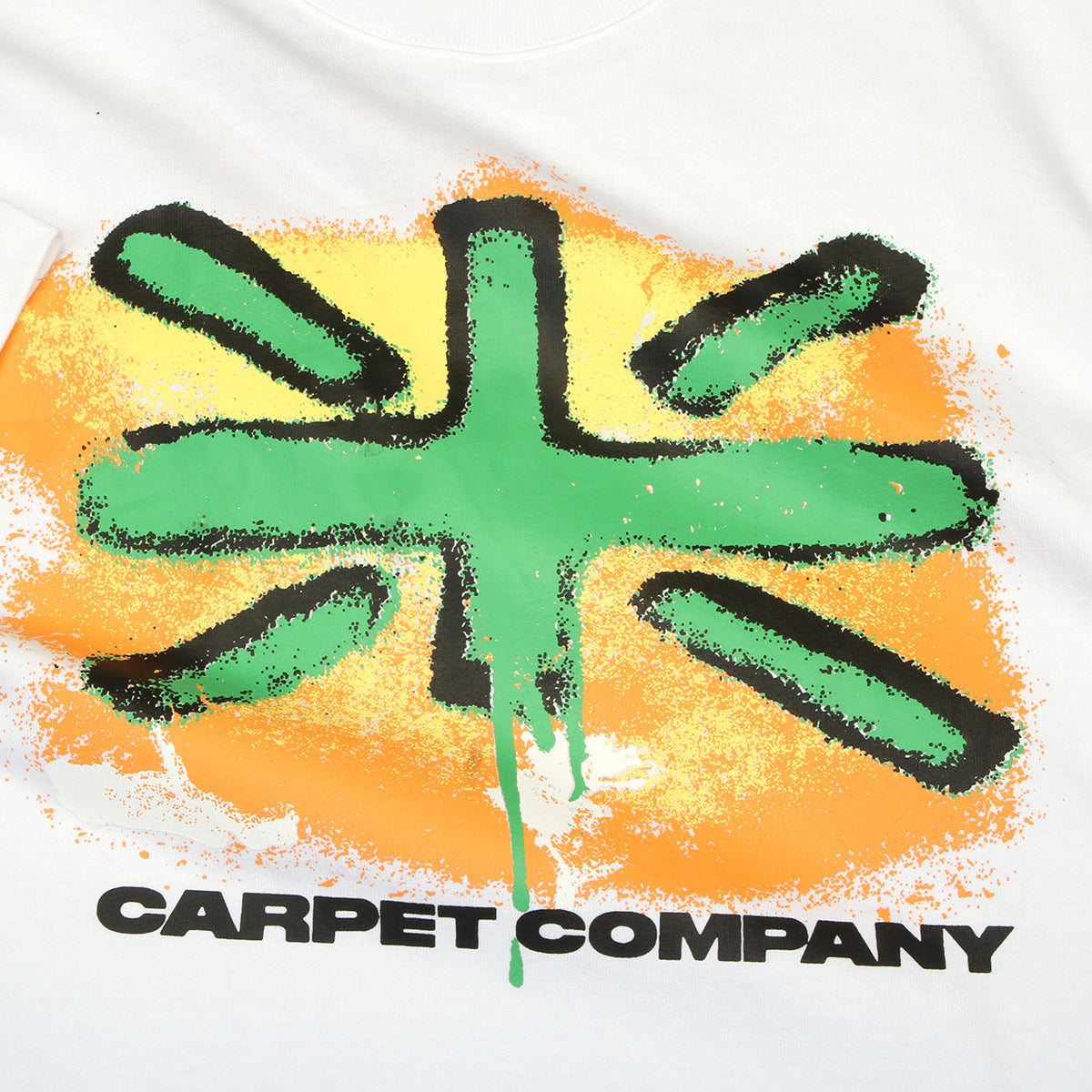 Carpet Company - Flag T-Shirt
Color : White