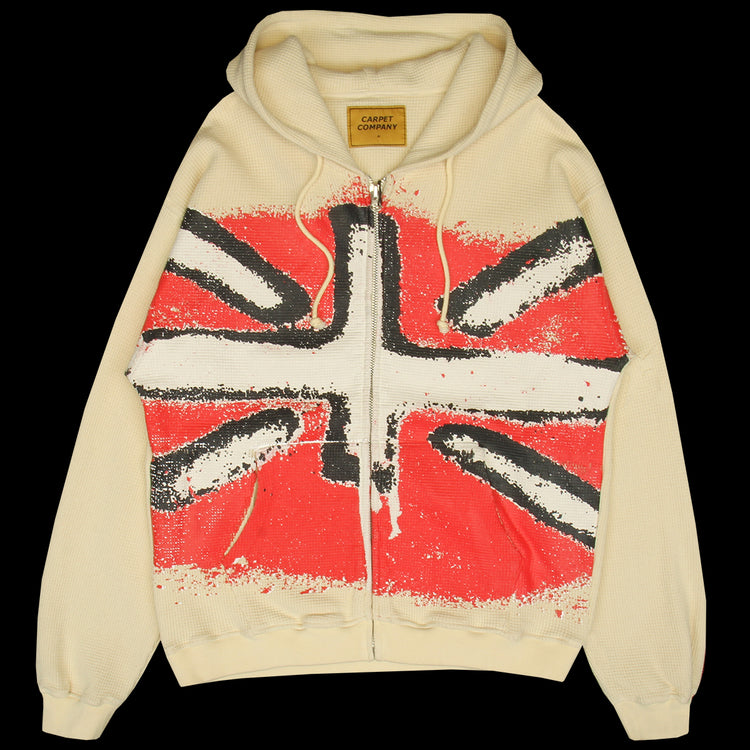 Carpet Company - Flag Hoodie
Color : Cream