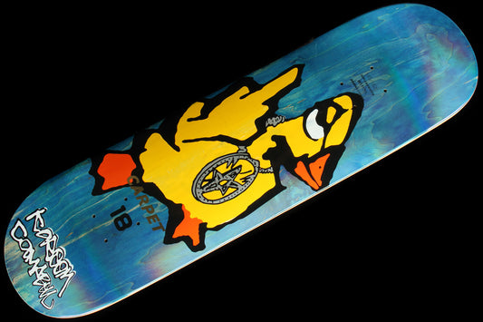 Carpet Company | Kareem Campbell - Duck You Deck
Sizes : 8.5"
Color : Blue with pearled finish