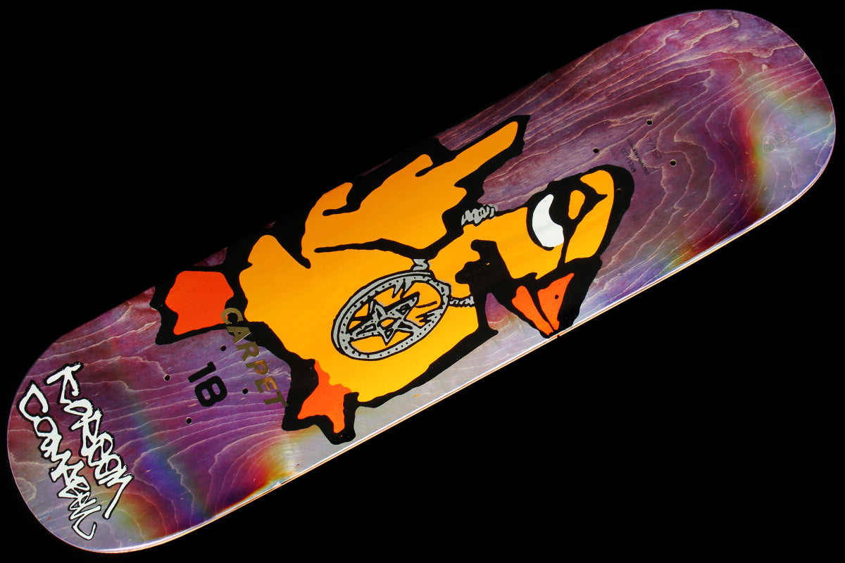 Carpet Company | Kareem Campbell - Duck You Deck
Sizes : 8.25"
Color : Purple with Pearled finish