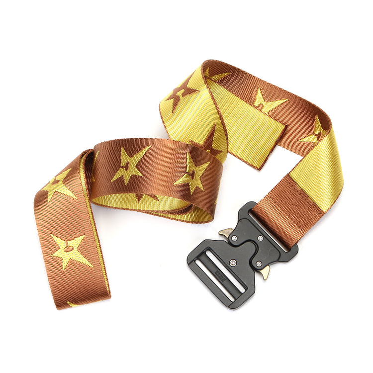 Carpet Company | Woven Belt
Color : Brown / Yellow