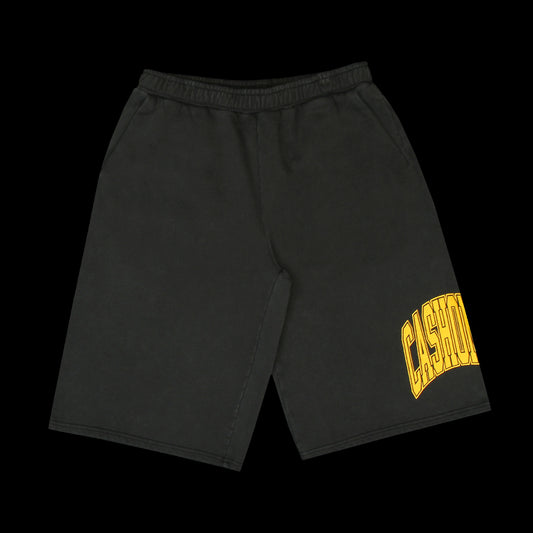 Cash Only - Bench Fleece Shorts
Color : Washed Black