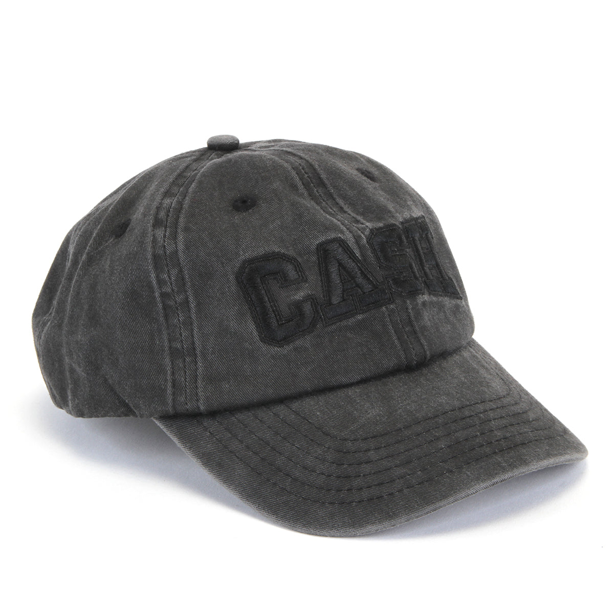 Cash Only - Campus 6 Panel Hat
Color : Washed Black