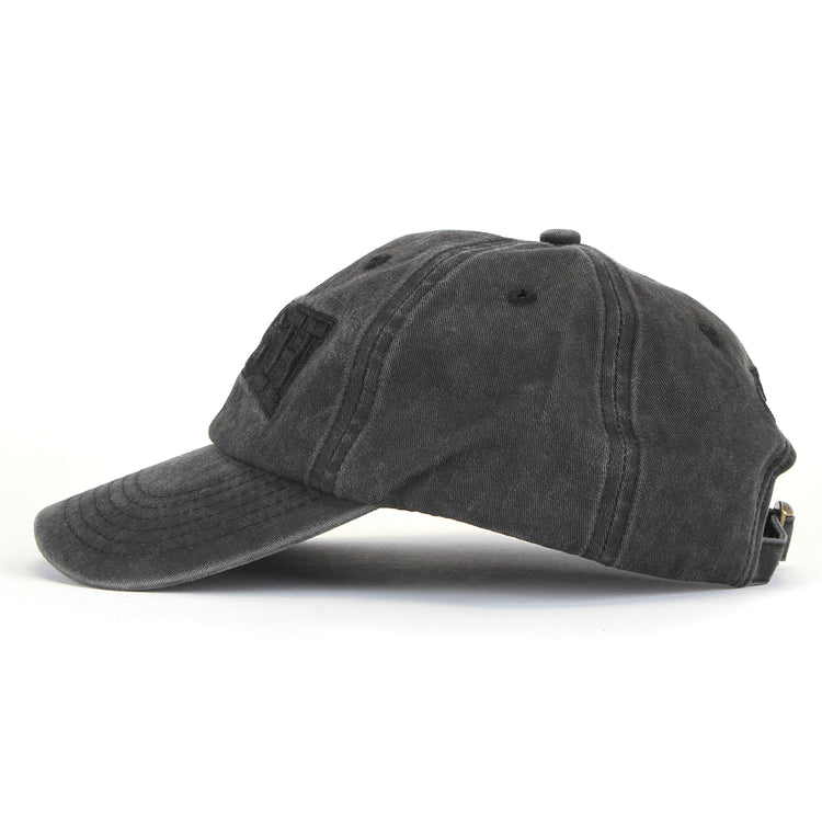 Cash Only - Campus 6 Panel Hat
Color : Washed Black