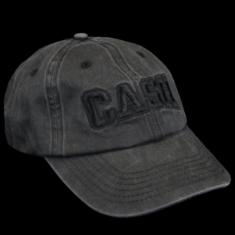 Cash Only - Campus 6 Panel Hat
Color : Washed Black
