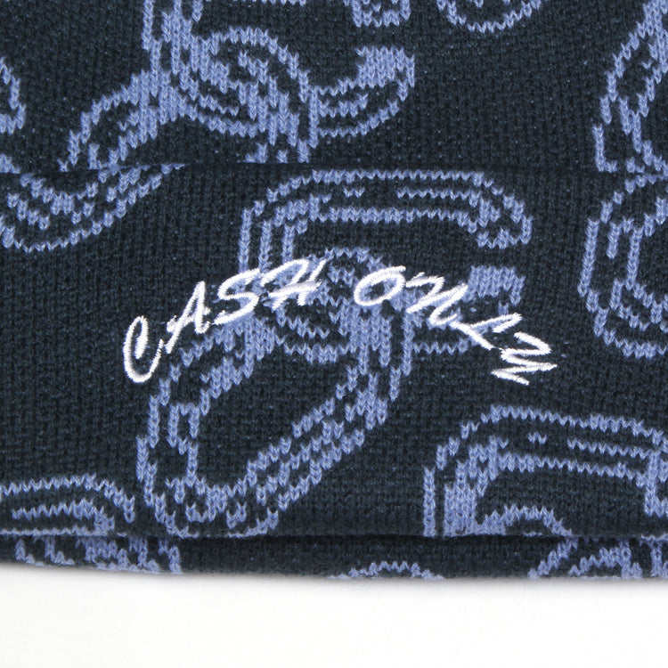 Cash Only - Chain Beanie
Color : Navy