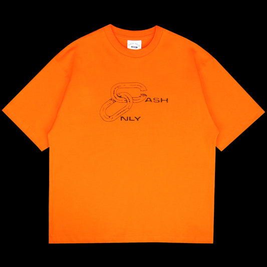Cash Only - Chain T-Shirt
Color : Orange