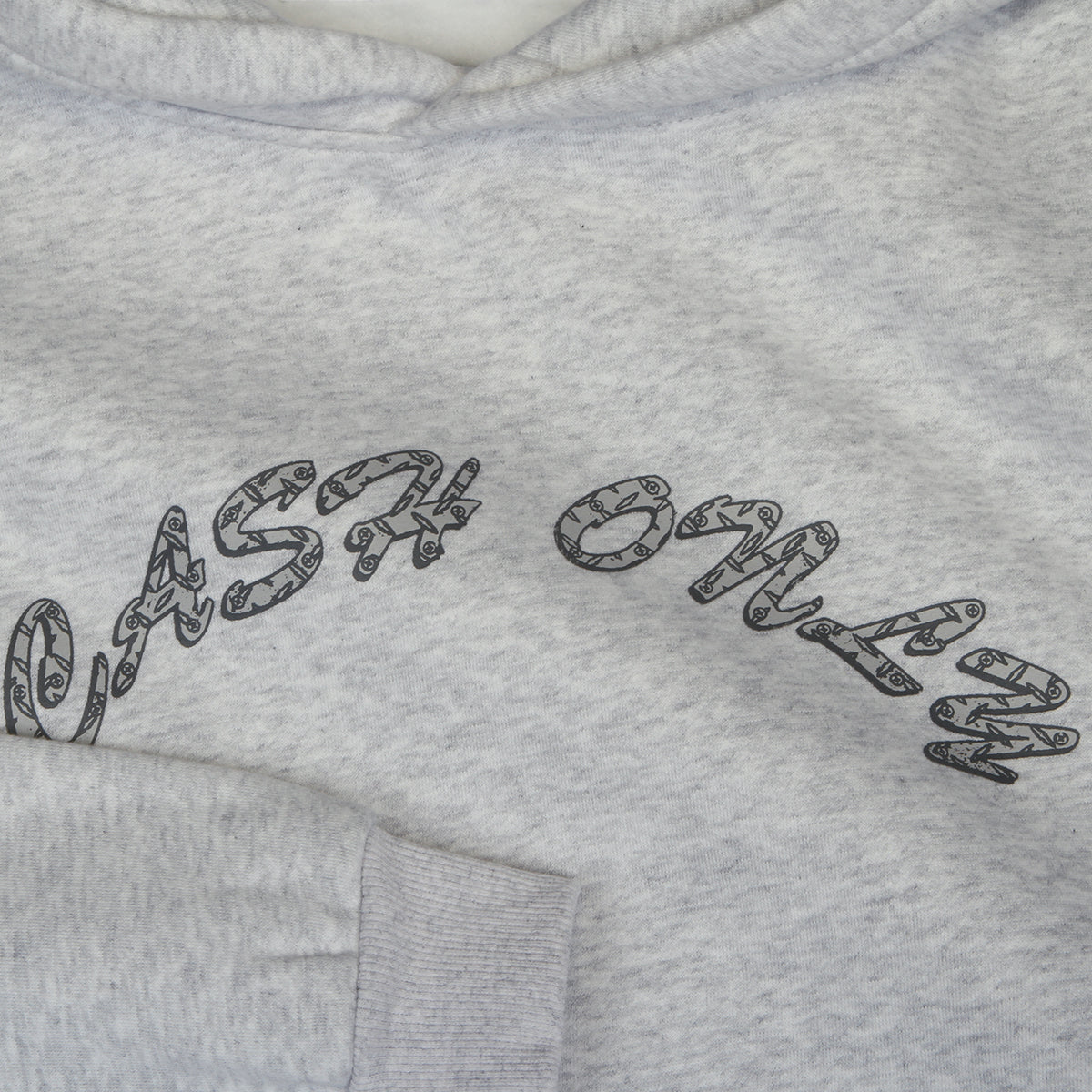 Cash Only - Diamond Plate Logo Pullover Hoodie
Color : Ash