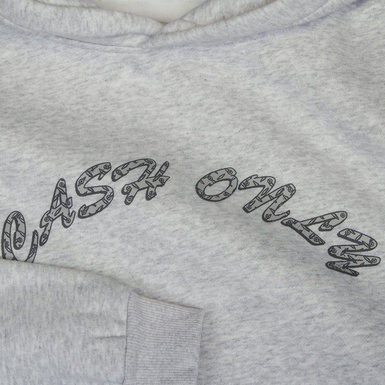 Cash Only - Diamond Plate Logo Pullover Hoodie
Color : Ash