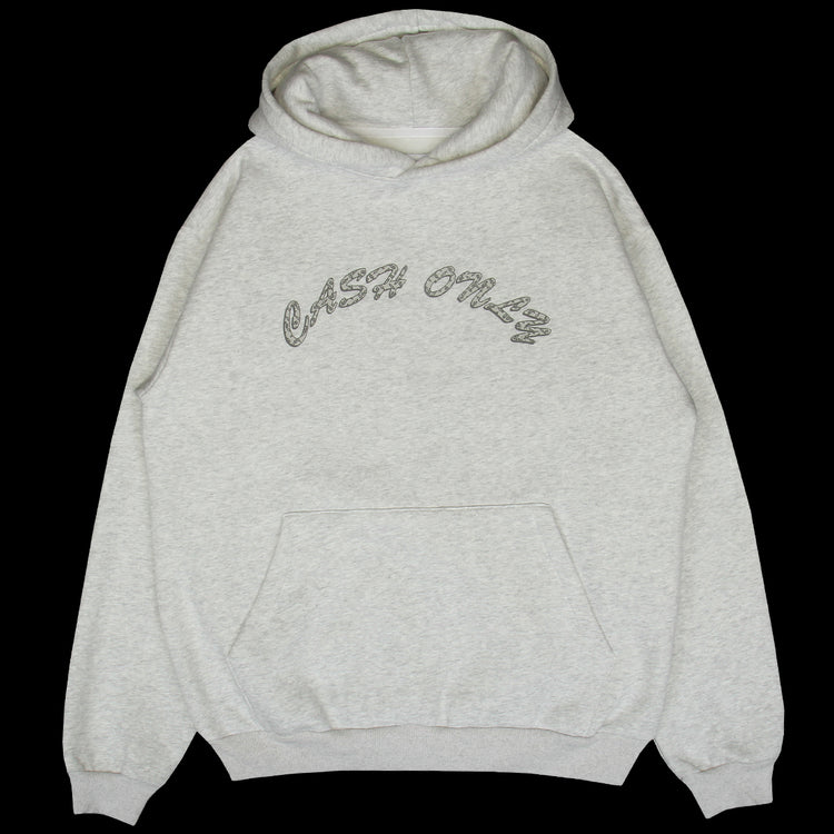 Cash Only - Diamond Plate Logo Pullover Hoodie
Color : Ash