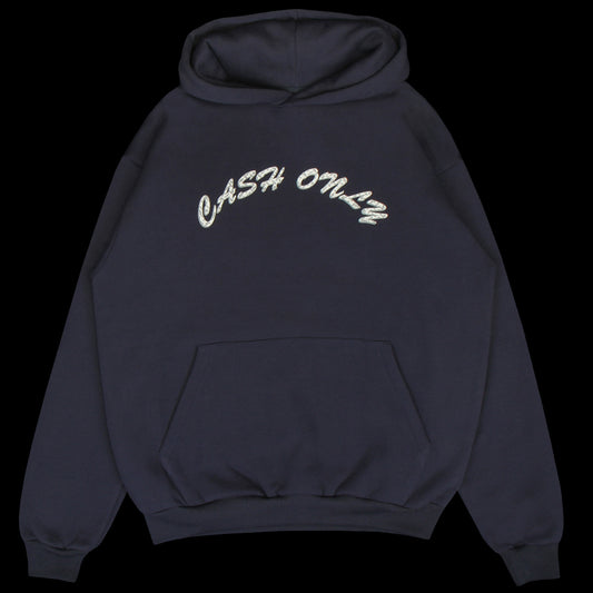 Cash Only - Diamond Plate Logo Pullover Hoodie
Color : Navy