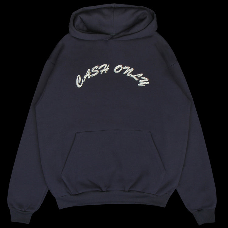 Cash Only - Diamond Plate Logo Pullover Hoodie
Color : Navy