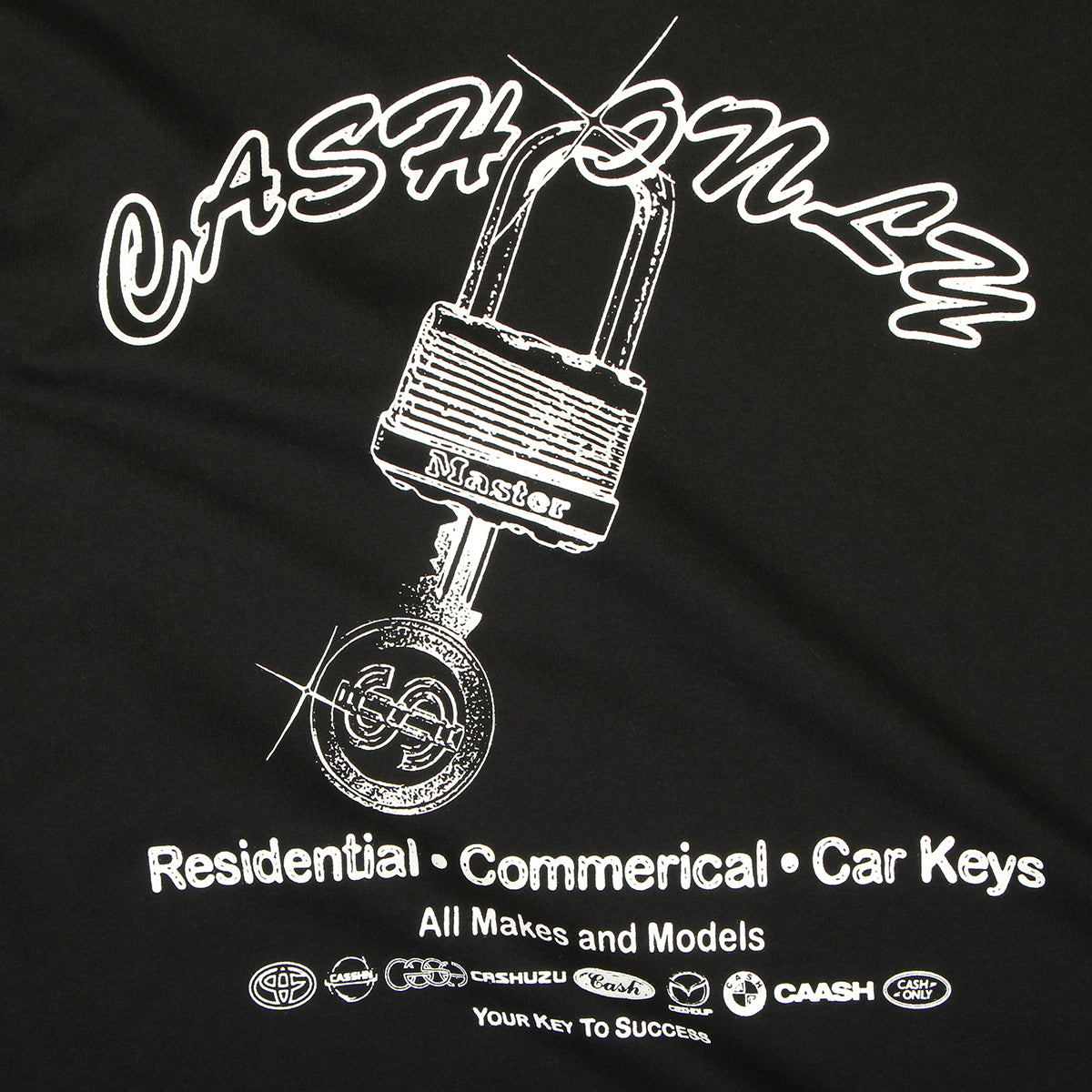 Cash Only - Locksmith T-Shirt
Color : Black