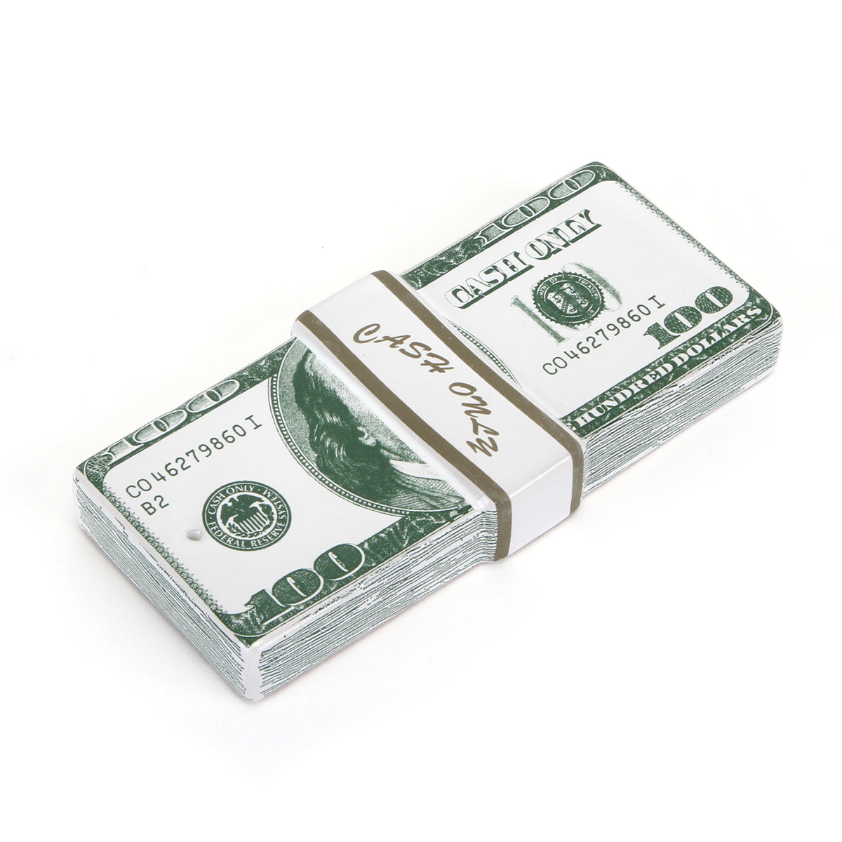 Cash Only - Money Stack Incense Holder
Color : Green