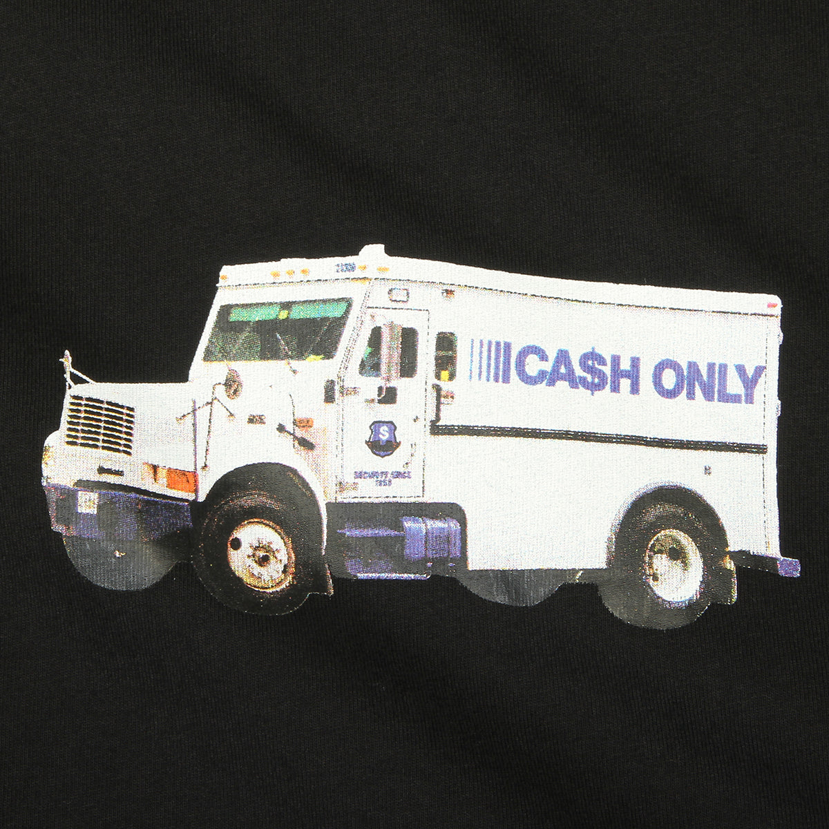 Cash Only - Money Truck T-Shirt
Color : Black