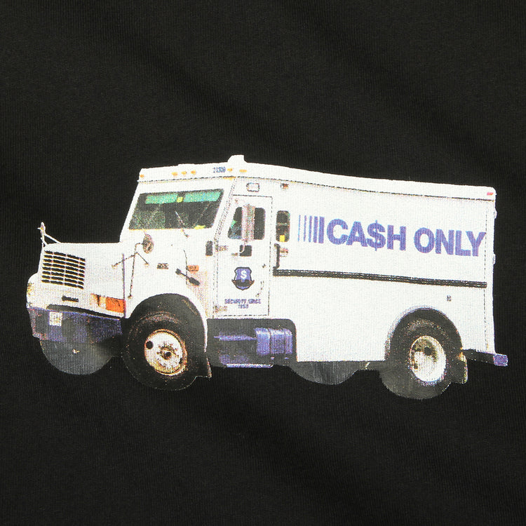 Cash Only - Money Truck T-Shirt
Color : Black