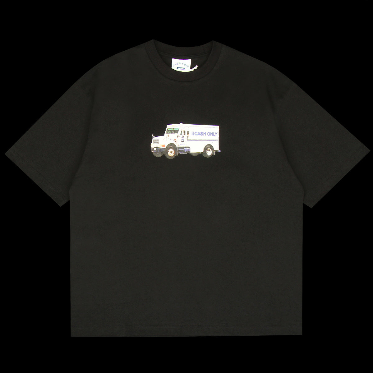 Cash Only - Money Truck T-Shirt
Color : Black