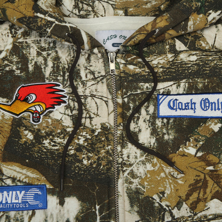 Cash Only - Service Zip-Thru Hoodie
Color : Foliage Camo