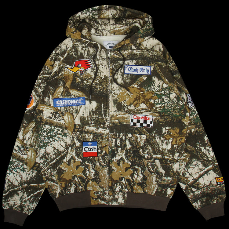 Cash Only - Service Zip-Thru Hoodie
Color : Foliage Camo