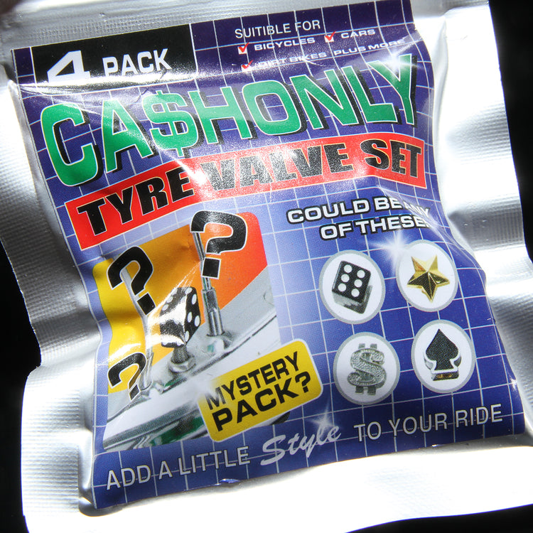 Cash Only - Tyre Valve Cap Set
Color : Multi