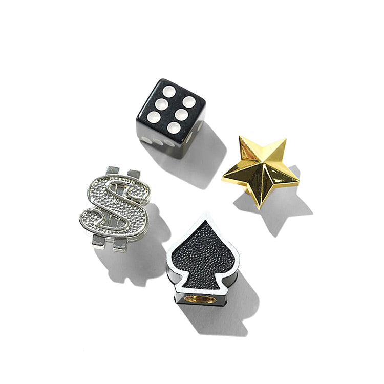 Cash Only - Tyre Valve Cap Set
Color : Multi