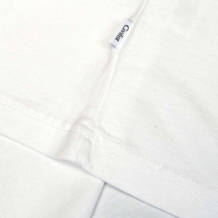 Civilist - Day Spa T-Shirt
Color : White