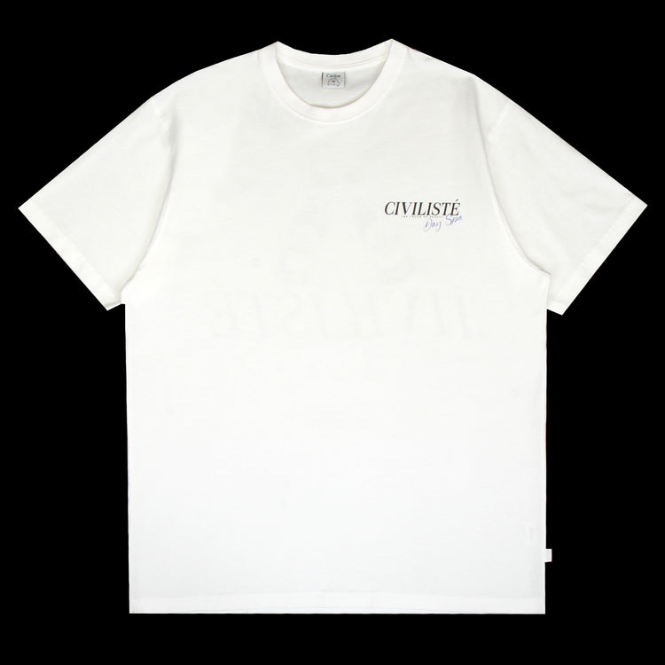 Civilist - Day Spa T-Shirt
Color : White