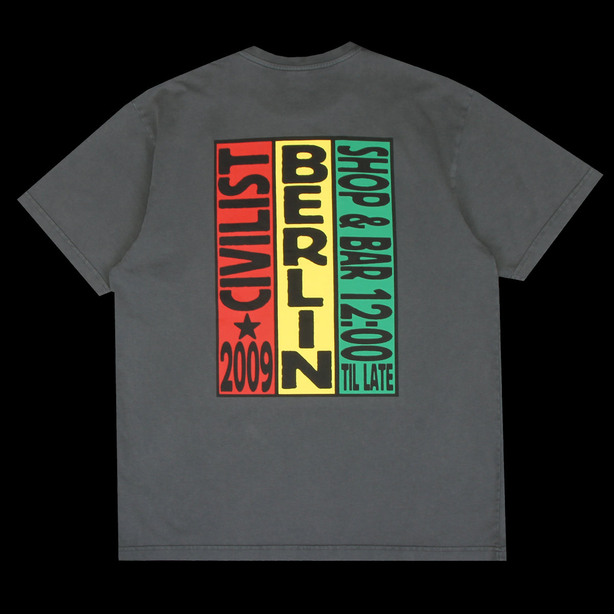 Civilist - Shop &amp; Bar T-Shirt
Color : Pepper