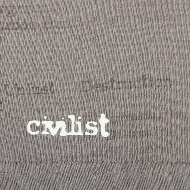 Civilist - Zodiac AO T-Shirt
Color : Charcoal