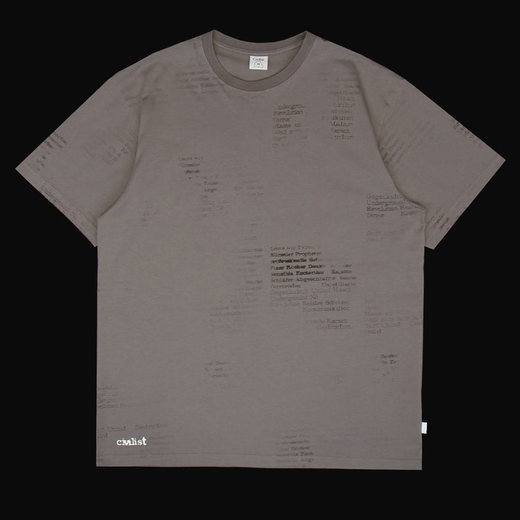 Civilist - Zodiac AO T-Shirt
Color : Charcoal
