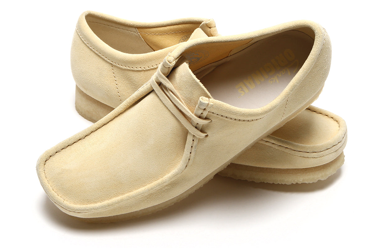 Clarks Originals - Wallabee
Style # 26185559
Color : Pale Yellow