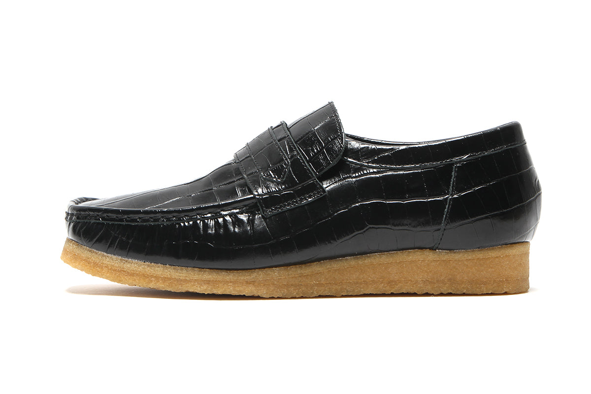 Clarks Originals | Loafer Black Crocodile