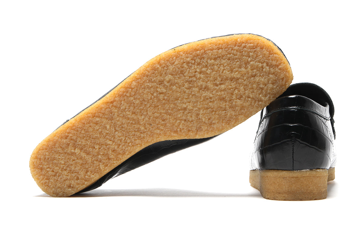 Clarks Originals | Loafer Black Crocodile