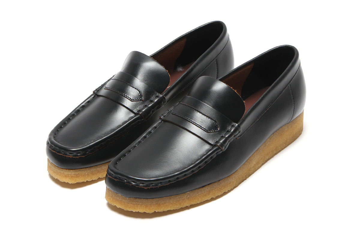 Clarks leather loafers deals