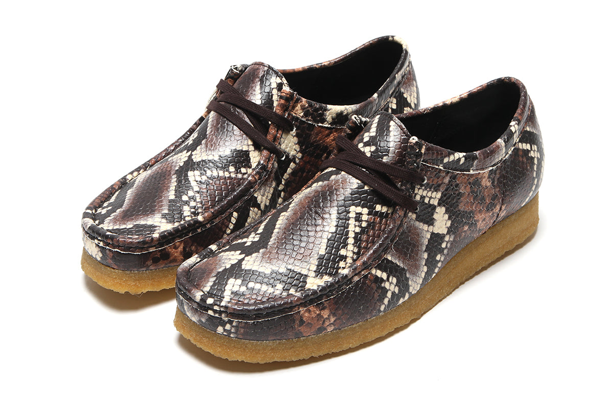 Clarks Originals | Wallabee Brown Snakeprint