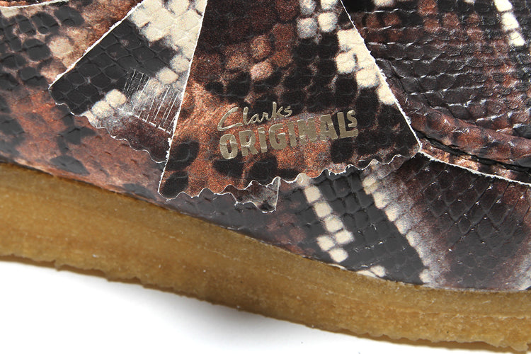 Clarks Originals | Wallabee Brown Snakeprint