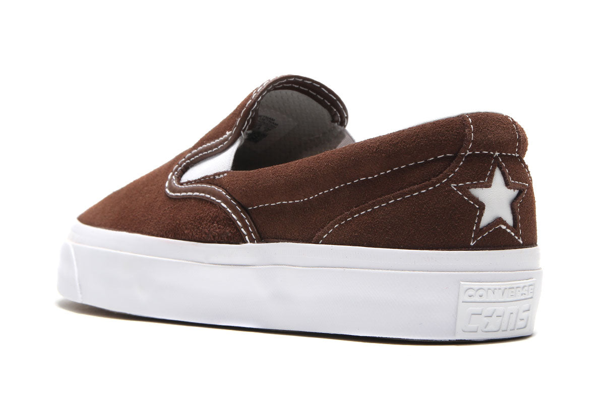 Converse - One Star CC Slip Pro
Style # A12916C
Color : Totally Fudged / White / Gum