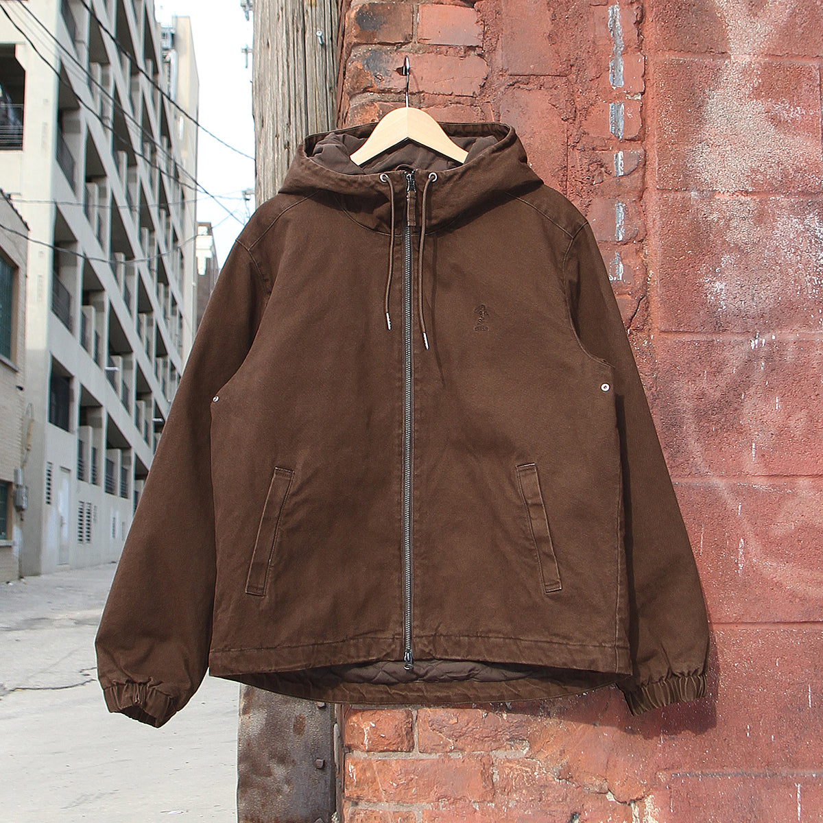 Dancer - Hooded Work Jacket
Color : Brown