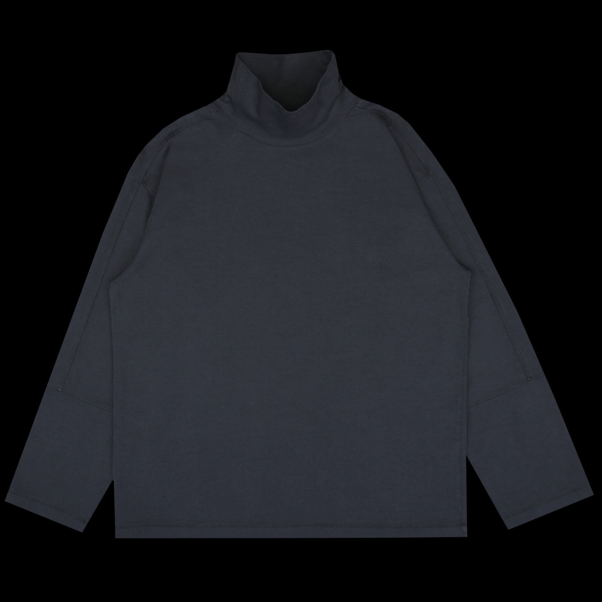 Dancer - Roll Neck Split L/S Shirt
Color : Navy