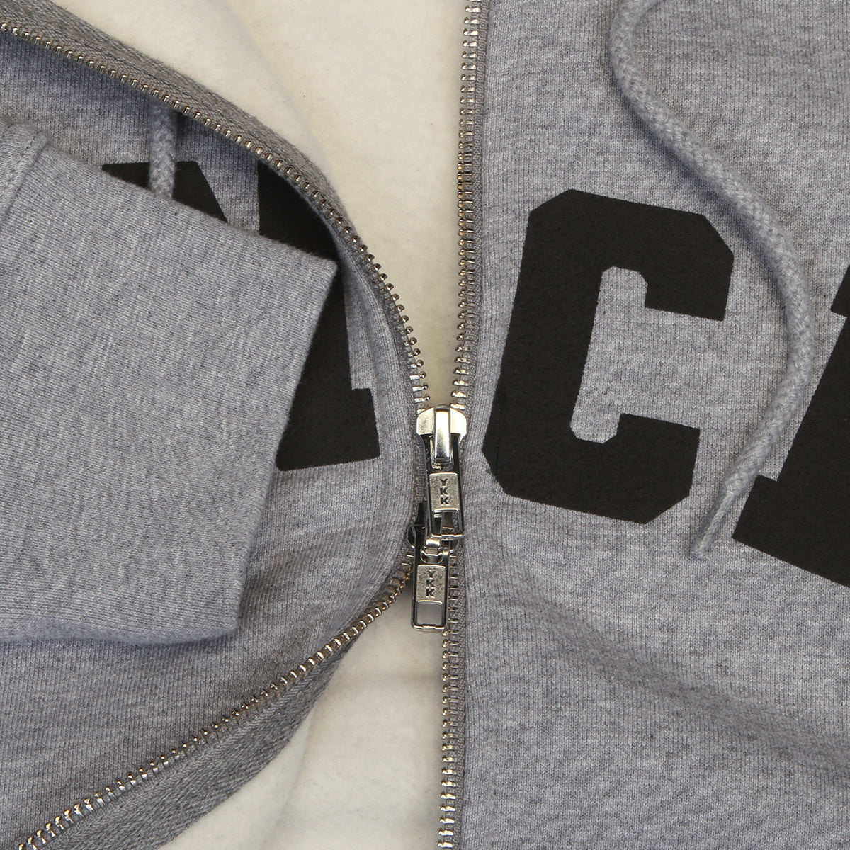 Dancer - Varsity Zip Hoodie
Color : Heather Grey